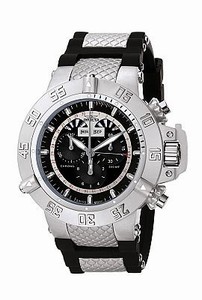 Invicta Black Dial Stainless Steel Band Watch #5695 (Men Watch)