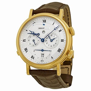 Breguet Automatic Dial Color Silver Guilloche Watch #5707BA129V6 (Men Watch)