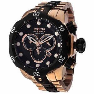 Invicta Swiss Quartz Black Watch #5728 (Men Watch)