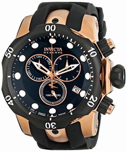 Invicta Swiss Quartz Black Watch #5733 (Men Watch)