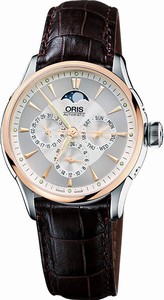 Oris Artelier Complication Moon Phase Women's Watch # 58176066351LSFC