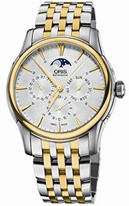 Oris Silver Dial Stainless-steel-yellow-gold Band Watch #58276894351MB (Men Watch)