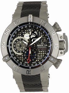 Invicta Black Dial Stainless Steel Band Watch #5834 (Men Watch)