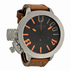 U-Boat Black Automatic Watch #5868 (Men Watch)