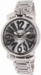 GaGa Milano Swiss quartz Dial color Silver Watch # 6020.2 (Women Watch)