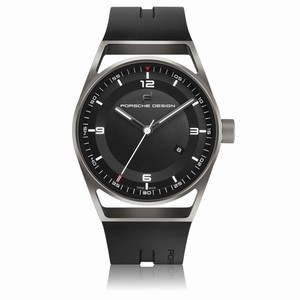 Porsche Design Automatic Date Titanium Case Black Rubber Watch #6020.3.01.001.06.2 (Men Watch)