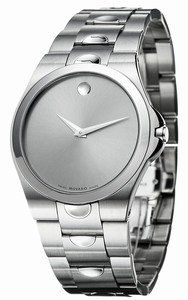 Movado Silver Dial Stainless Steel Watch #605557 (Men Watch)