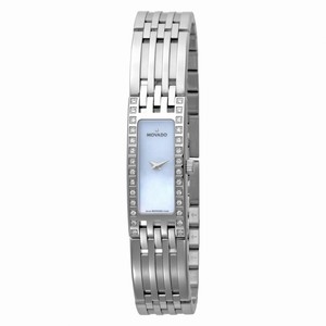 Movado Swiss Quartz Diamond and Stainless Steel Watch #606302 (Women Watch)