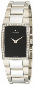 Movado Swiss Quartz Diamond and Stainless Steel Watch #606306 (Women Watch)