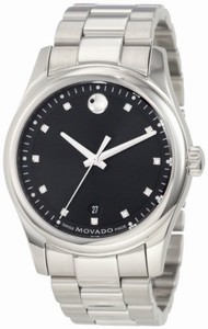 Movado Swiss Quartz Stainless Steel Watch #606496 (Men Watch)