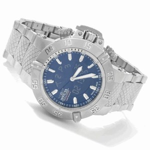 Invicta Blue Dial Unidirectional Ratcheting Stainless Steel Band Watch #6154 (Men Watch)