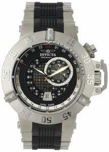 Invicta Swiss Quartz Black Watch #6161 (Men Watch)