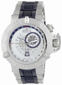 Invicta Swiss Quartz GMT Watch #6162 (Men Watch)