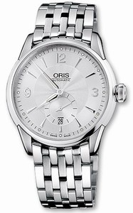 Oris Artelier Small Second, Date Automatic Silver Dial Stainless Steel Watch #62375824071MB (Men Watch)