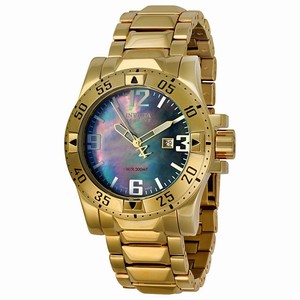 Invicta Swiss Quartz Gold Tone Watch #6243 (Men Watch)