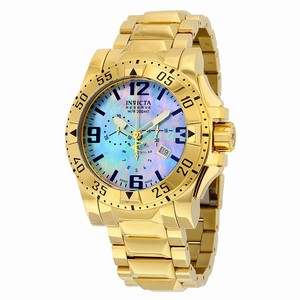 Invicta Mother Of Pearl Quartz Watch #6257 (Men Watch)