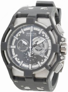 Invicta Gray Dial Silicone Ribber Band Watch #631 (Men Watch)