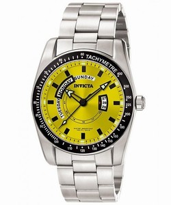 Invicta Yellow Quartz Watch #6319 (Men Watch)