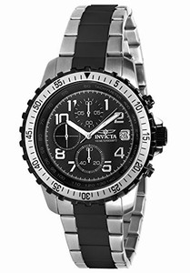 Invicta Japanese Quartz Black Watch #6398 (Men Watch)