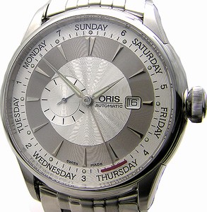 Oris Artelier Skeleton Pointer Day Men's Watch # 64575964051B