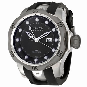 Invicta Black Dial Stainless-steel-with-titanium-sandblast-finish Band Watch #6588 (Men Watch)