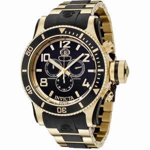 Invicta Swiss Quartz Black Watch #6633 (Men Watch)