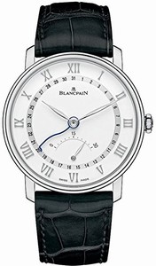 Blancpain Automatic Dial Color White Watch #6653Q-1127-55B (Men Watch)
