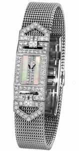 Audemars Piguet Quartz 18kt White Gold Mother Of Pearl Dial Polished 18kt White Gold Band Watch #67025BC.ZZ.1068BC.02 (Women Watch)
