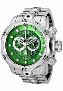 Invicta Green Dial Stainless Steel Band Watch #6721 (Men Watch)