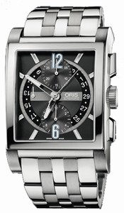 Oris Culture Rectangular Titan Mens Watch # 67476257064MB