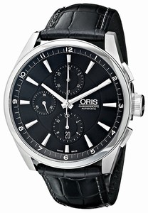 Oris Black Dial Stainless Steel Band Watch #67476444054LS (Men Watch)