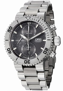 Oris Aquis Titan Chronograph Automatic Gray Dial Titanium Watch #67476557253MB (Men Watch)