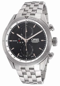 Oris Artix GT Chronograph Automatic Black Dial Stainless Steel Watch# 67476614174MB (Men Watch)
