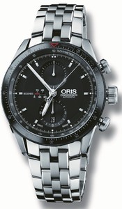 Oris Artix GT Chronograph Automatic Black Dial Stainless Steel Watch# 67476614434MB (Men Watch)
