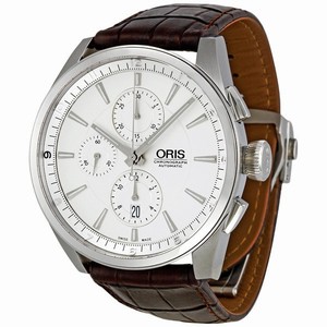 Oris Silver Automatic Watch #674-7644-4051LS (Men Watch)