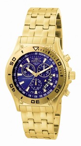 Invicta Specialty Quartz Chronograph Day Date Blue Dial Stainless Steel Watch # 6858(Men Watch)