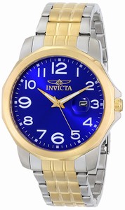 Invicta Purple Dial 18k-gold-plated Band Watch #6864 (Men Watch)