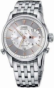 Oris Artelier Worldtimer Automatic Men's Watch # 69075814051MB 690 7581 40 51 MB
