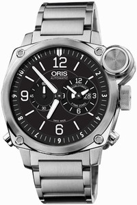 Oris Bc4 Flight Timer Automatic Stainless Steel Date Watch #69076154164MB (Men Watch)