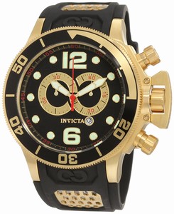 Invicta Black Dial Stainless Steel Band Watch #6917 (Men Watch)