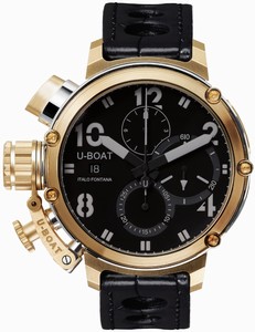 U-Boat Chimera Automatic Sideview Gold Limited Edition Watch# 7225 (Men Watch)