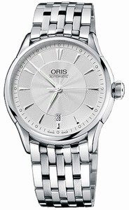 Oris Artelier Date Automatic Silver Dial Stainless Steel Watch #73375914091MB (Men Watch)