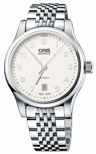 Oris Classic Automatic Stainless Steel Date Watch #73375944091MB (Men Watch)