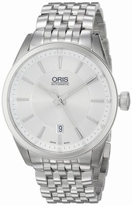 Oris Swiss automatic Dial color Silver Watch # 73376424031MB (Men Watch)