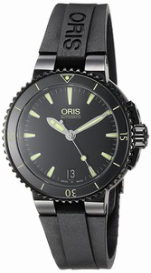 Oris Black Dial Stainless Steel Watch #73376524722RS (Women Watch)