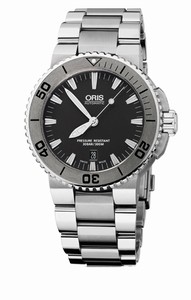 Oris Aquis Date Automatic Gray Dial Stainless Steel Watch #73376534153MB (Men Watch)