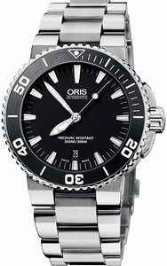 Oris Aquis Date Automatic Black Dial Stainless Steel Watch #73376534154MB (Men Watch)