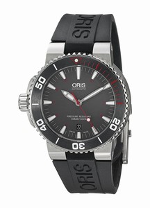 Oris Aquis Automatic Date Black Rubber Limited Edition Watch # 73376534183RS (Men Watch)