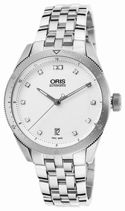 Oris White Dial Stainless Steel Watch #73376714191MB (Men Watch)