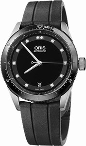 Oris Swiss automatic Dial color Black Watch # 73376714494RS (Men Watch)